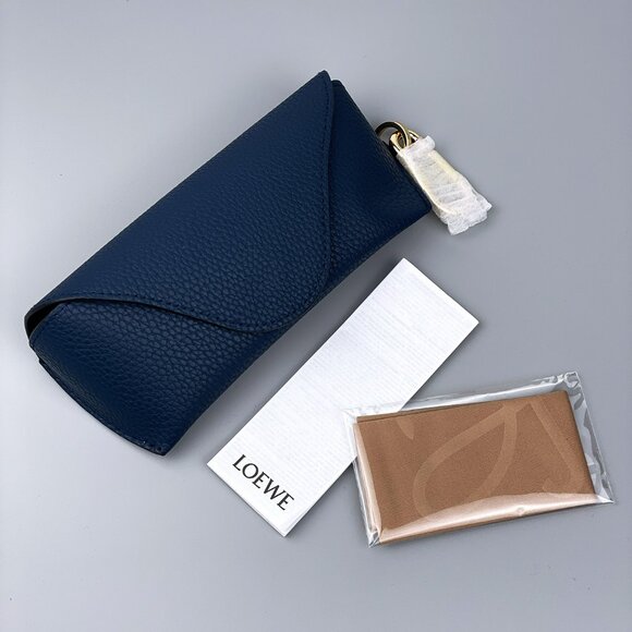 Loewe x Paula’s Ibiza Sunglasses – Metallic Grey Pilot Blue Mirror LW40132I 05X - Picture 9 of 10